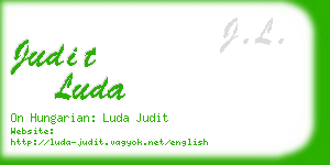 judit luda business card